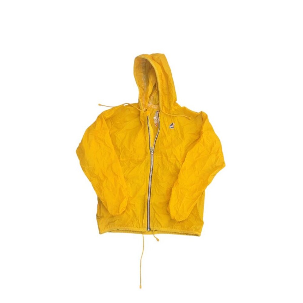 Vintage yellow K-Way Pac-A-Mac in great condition